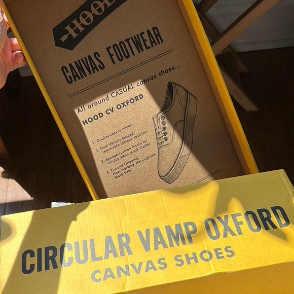 Buck Mason Black and Cream Sneakers - Picture 6 of 6